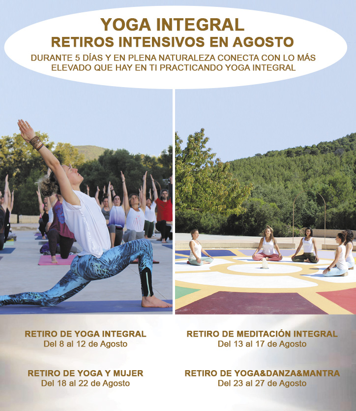 Retiros de verano yoga integral 2022 Escuela Mahashakti